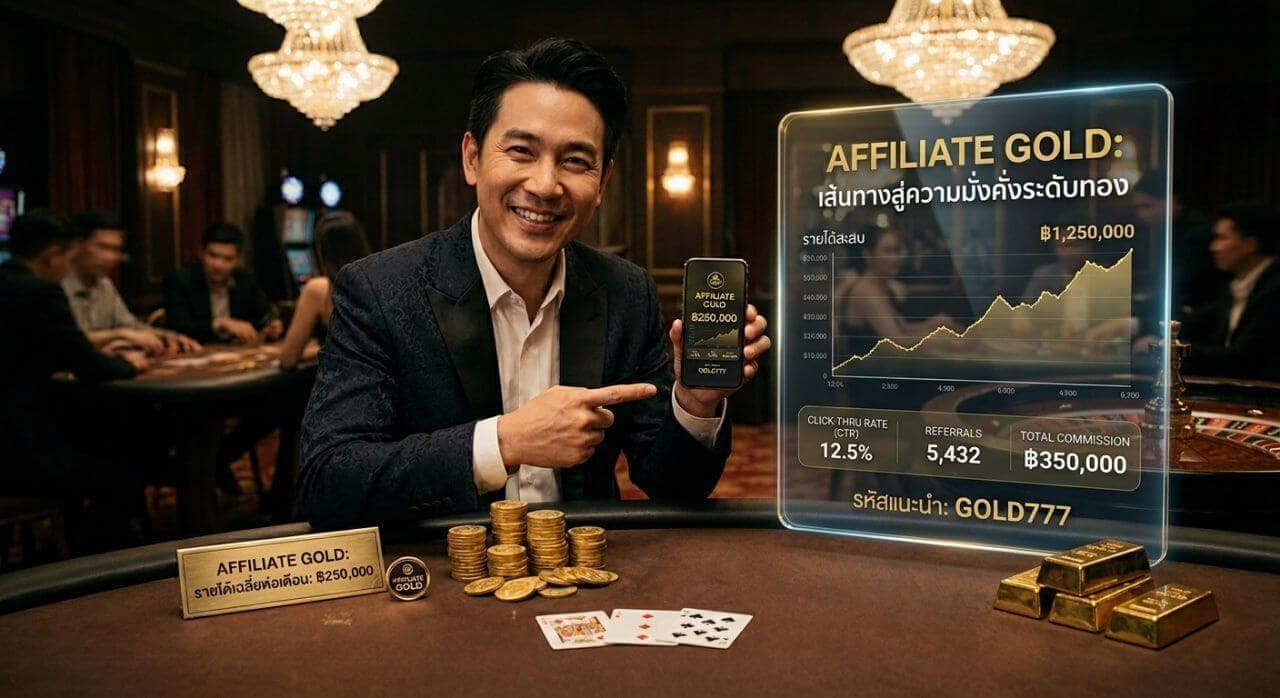 Affiliate Gold เส้นทาง ฿1,250,000 ต่อเดือนของพันธมิตร CEO66 — เปิดสูตรสร้างรายได้แบบไม่ลงทุน